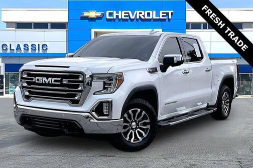 White Frost Tricoat 2019 GMC Sierra 1500 SLT