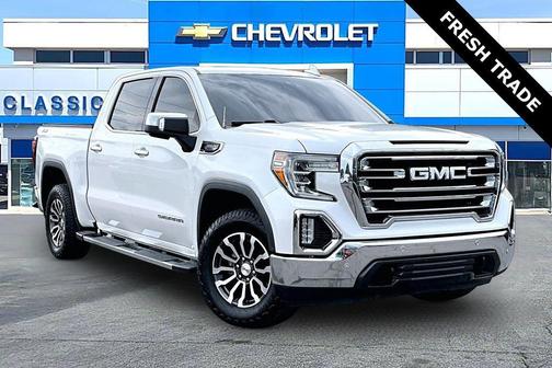 White Frost Tricoat 2019 GMC Sierra 1500 SLT