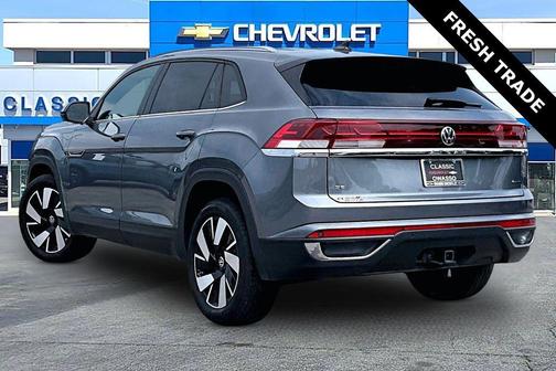 Gray 2025 Volkswagen Atlas Cross Sport 2.0T SE w/Technology 4MOTION