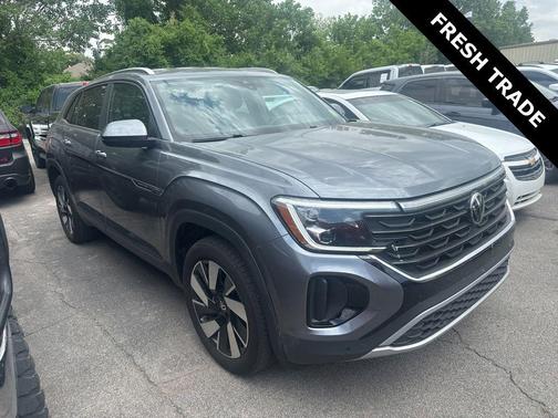 Gray 2025 Volkswagen Atlas Cross Sport 2.0T SE w/Technology 4MOTION