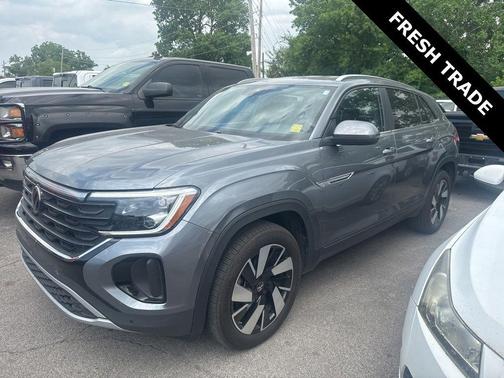 Gray 2025 Volkswagen Atlas Cross Sport 2.0T SE w/Technology 4MOTION