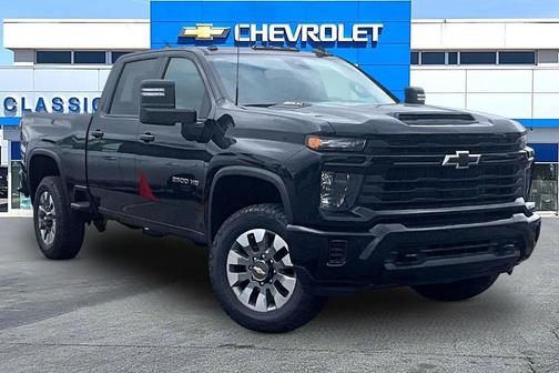 Black 2026 Chevrolet Silverado 2500 Custom