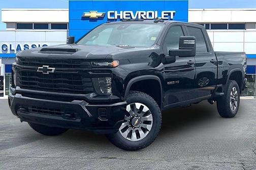 Black 2026 Chevrolet Silverado 2500 Custom