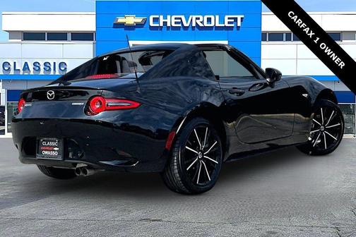 Jet Black Mica 2025 Mazda MX-5 Miata RF Grand Touring