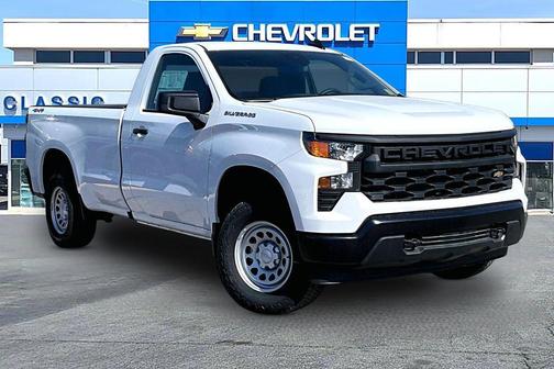 Summit White 2026 Chevrolet Silverado 1500 WT