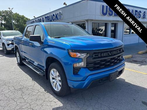 Glacier Blue Metallic 2024 Chevrolet Silverado 1500 Custom