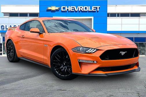 Orange 2020 Ford Mustang GT Premium