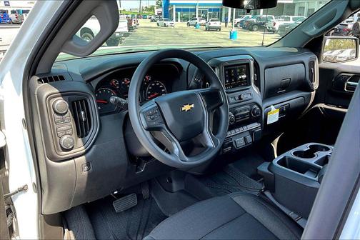 Summit White 2026 Chevrolet Silverado 1500 Custom