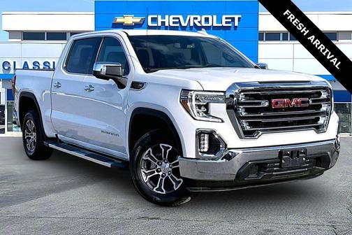 Summit White 2021 GMC Sierra 1500 SLT