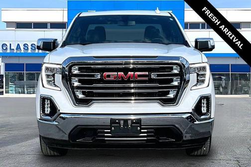 Summit White 2021 GMC Sierra 1500 SLT