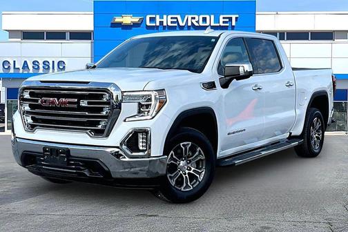 Summit White 2021 GMC Sierra 1500 SLT