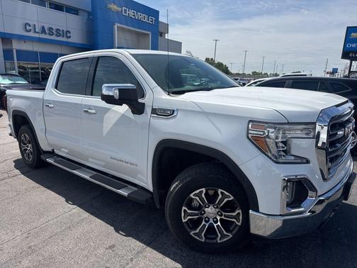 Summit White 2021 GMC Sierra 1500 SLT