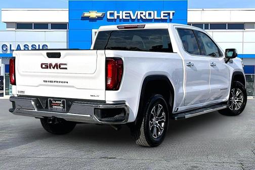 Summit White 2021 GMC Sierra 1500 SLT