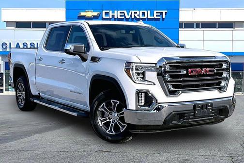 Summit White 2021 GMC Sierra 1500 SLT