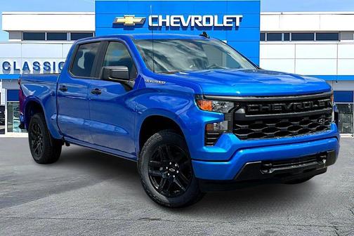 Riptide Blue Metallic 2026 Chevrolet Silverado 1500 Custom