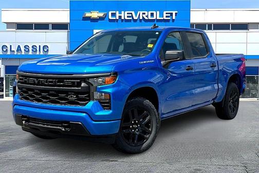 Riptide Blue Metallic 2026 Chevrolet Silverado 1500 Custom