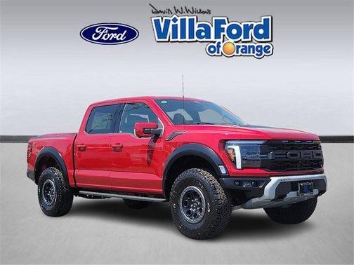 Rapid Red Metallic Tinted Clearcoat 2025 Ford F-150 Raptor