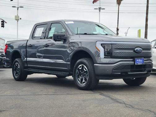 Gray Metallic 2023 Ford F-150 Lightning XLT