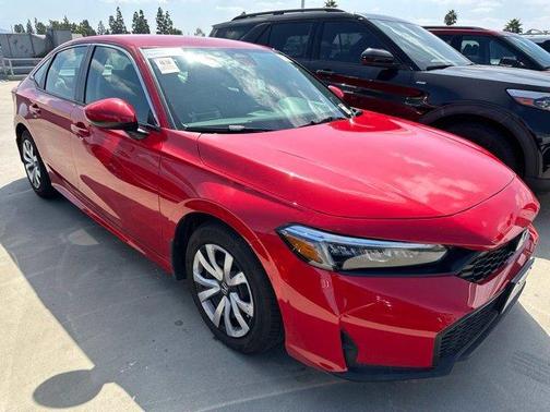 Red 2026 Honda Civic LX