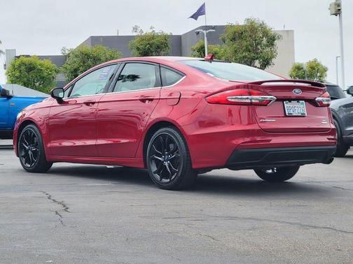Red Metallic 2020 Ford Fusion SE