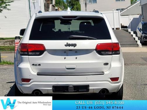 Bright White Clearcoat 2014 Jeep Grand Cherokee Overland