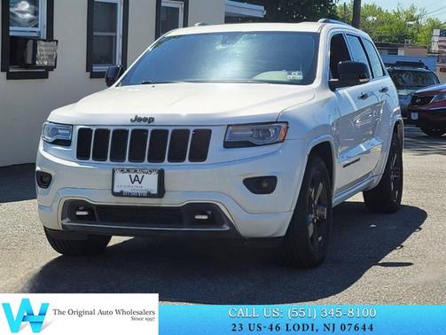 Bright White Clearcoat 2014 Jeep Grand Cherokee Overland