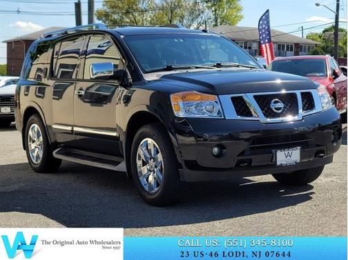 Galaxy Black 2010 Nissan Armada Platinum