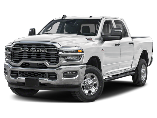 Bright White Clearcoat 2025 RAM 2500 Tradesman Crew Cab 4x4 6'4' Box