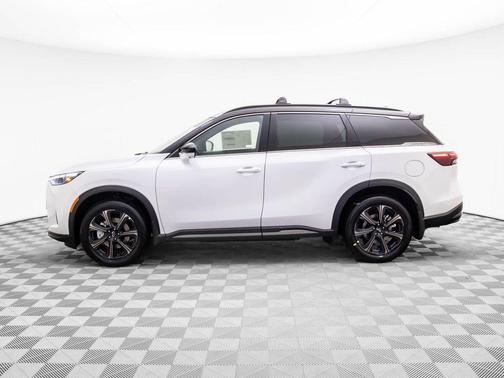 Radiant White/Black Obsidian 2026 INFINITI QX60 AUTOGRAPH