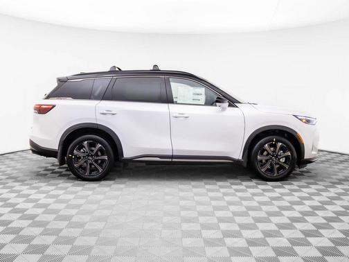Radiant White/Black Obsidian 2026 INFINITI QX60 AUTOGRAPH