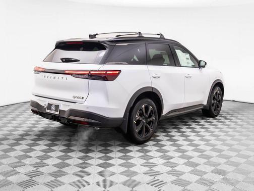 Radiant White/Black Obsidian 2026 INFINITI QX60 AUTOGRAPH