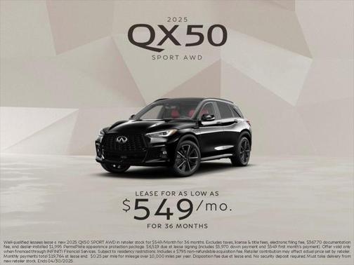 2025 INFINITI QX50 Sport AWD