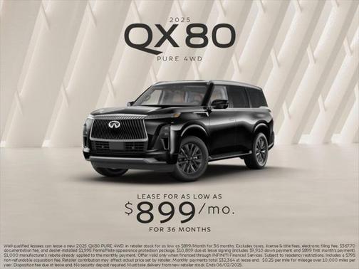2025 INFINITI QX80 PURE AWD
