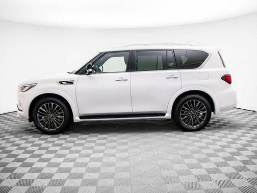 Moonstone White 2024 INFINITI QX80 SENSORY AWD