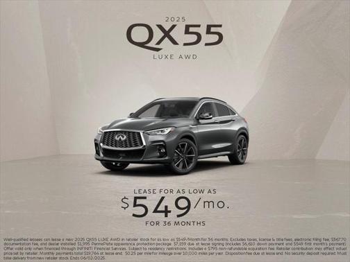 2025 INFINITI QX55 LUXE