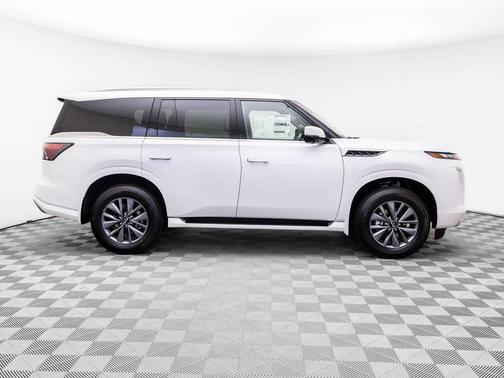 Radiant White 2026 INFINITI QX80 PURE AWD