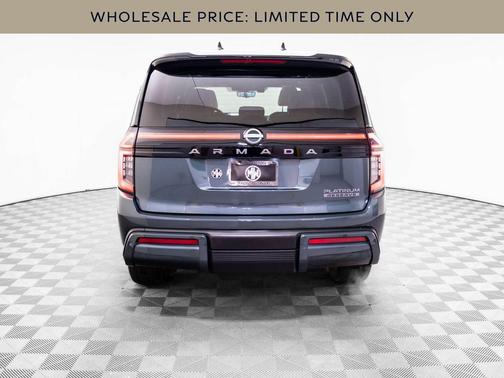 Alpine Metallic/Super Black 2025 Nissan Armada Platinum Reserve 4WD