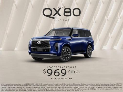 2025 INFINITI QX80 Luxe
