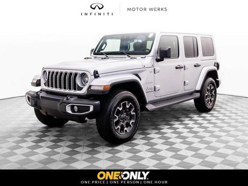 Silver Zynith Clearcoat 2024 Jeep Wrangler 4-Door Sahara 4x4