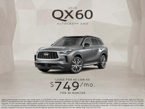 2025 INFINITI QX60 AUTOGRAPH