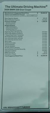 2026 BMW 228 Gran Coupe 228