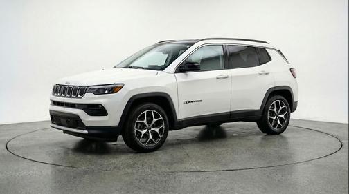 Bright White Clearcoat 2025 Jeep Compass Limited
