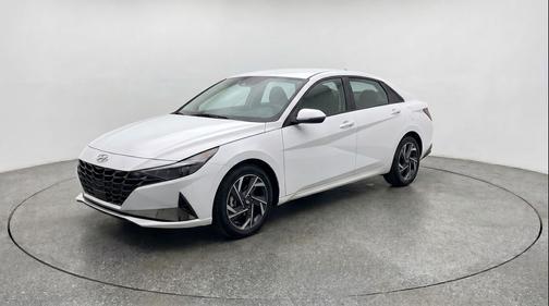 Serenity White 2025 Hyundai ELANTRA SEL