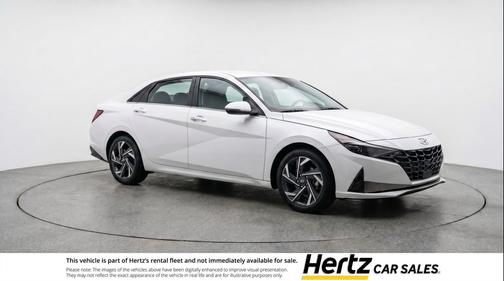 Serenity White 2025 Hyundai ELANTRA SEL