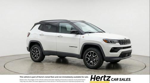 Bright White Clearcoat 2025 Jeep Compass Trailhawk