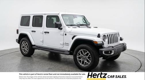 Bright White Clearcoat 2025 Jeep Wrangler 4-Door Sahara 4x4