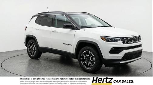 Bright White Clearcoat 2025 Jeep Compass Trailhawk