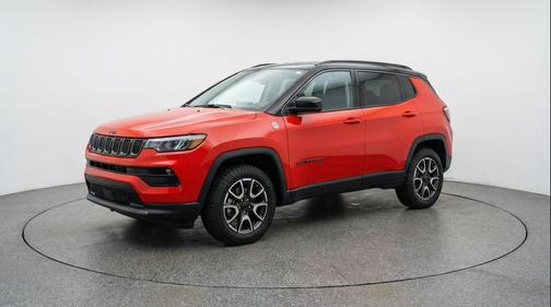 Red Hot Pearlcoat 2025 Jeep Compass Trailhawk