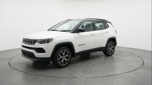 Bright White Clearcoat 2025 Jeep Compass Limited
