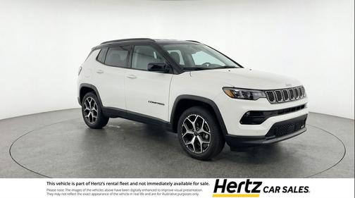 Bright White Clearcoat 2025 Jeep Compass Limited